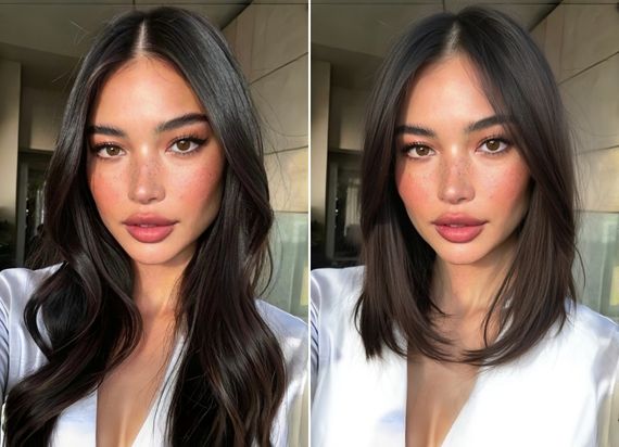 Filtro capelli corti AI