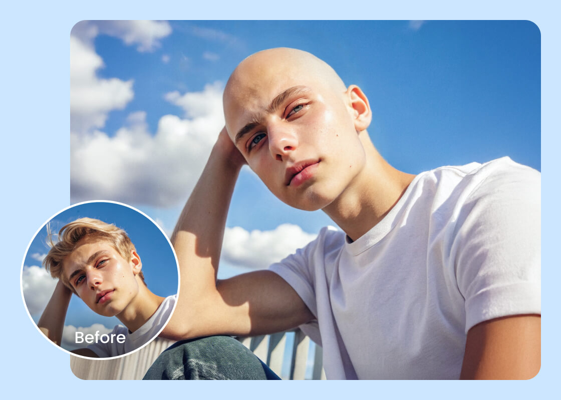 BeautyPlus Bald Filter