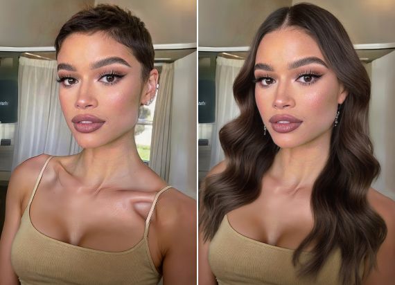 Filtro AI per capelli lunghi
