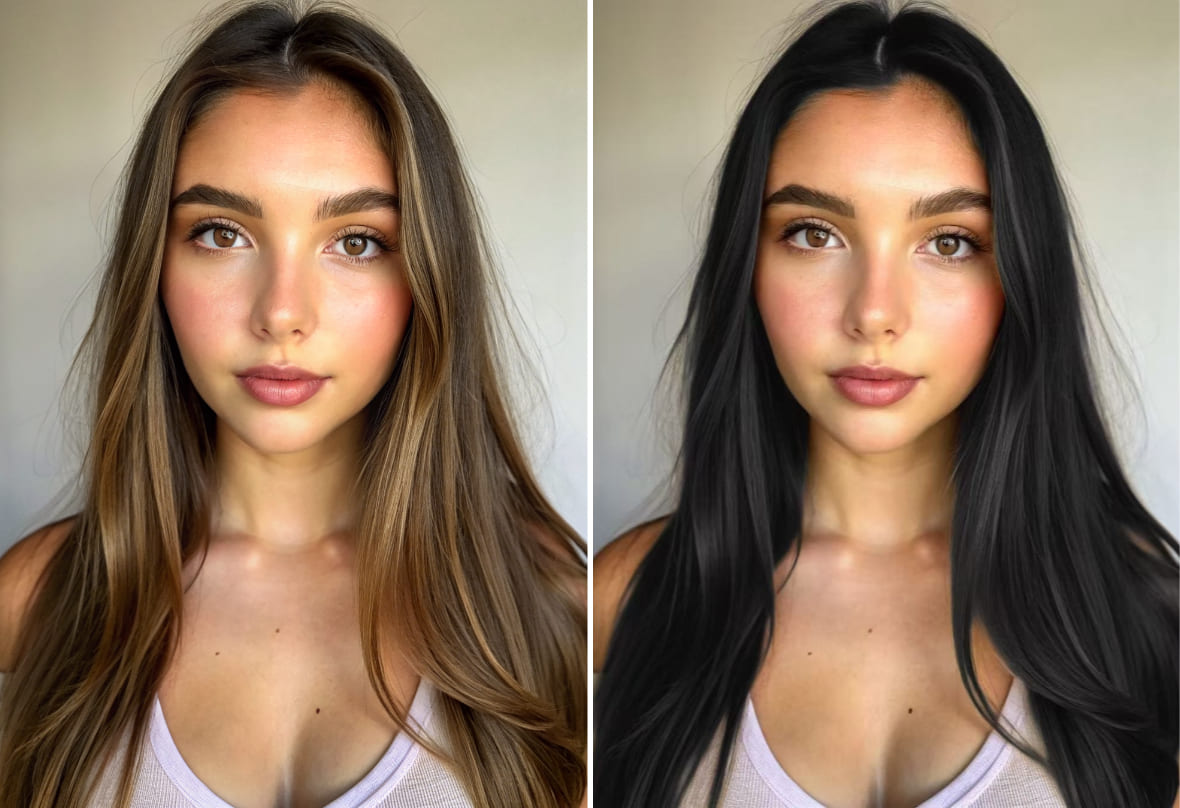 BeautyPlus Black Hair Filter