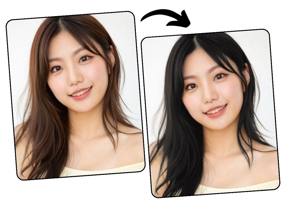 BeautyPlus Black Hair Filter
