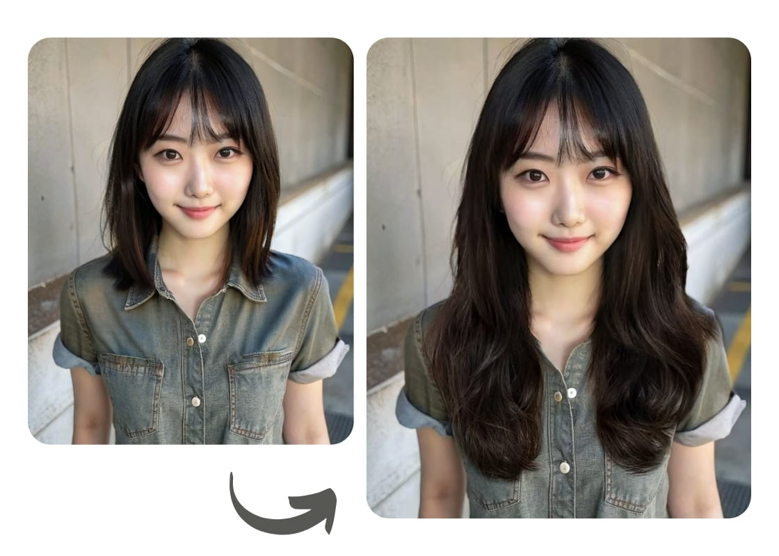 BeautyPlus Long Hair Filter
