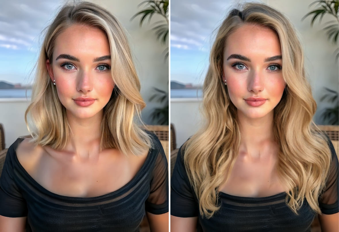 BeautyPlus Long Hair Filter