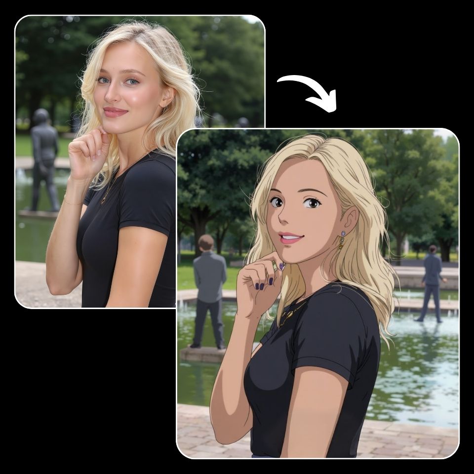 Chuyển ảnh sang anime online với PhotoCat 