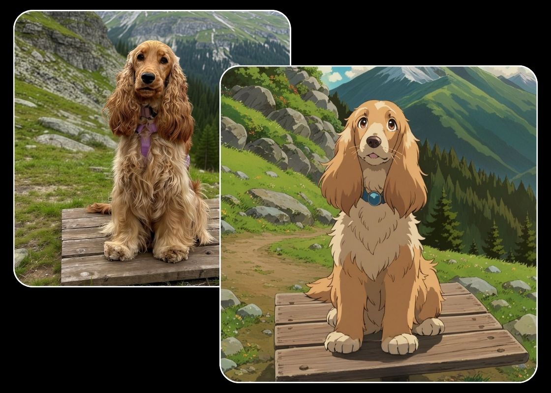 Chuyển ảnh sang anime online với PhotoCat 