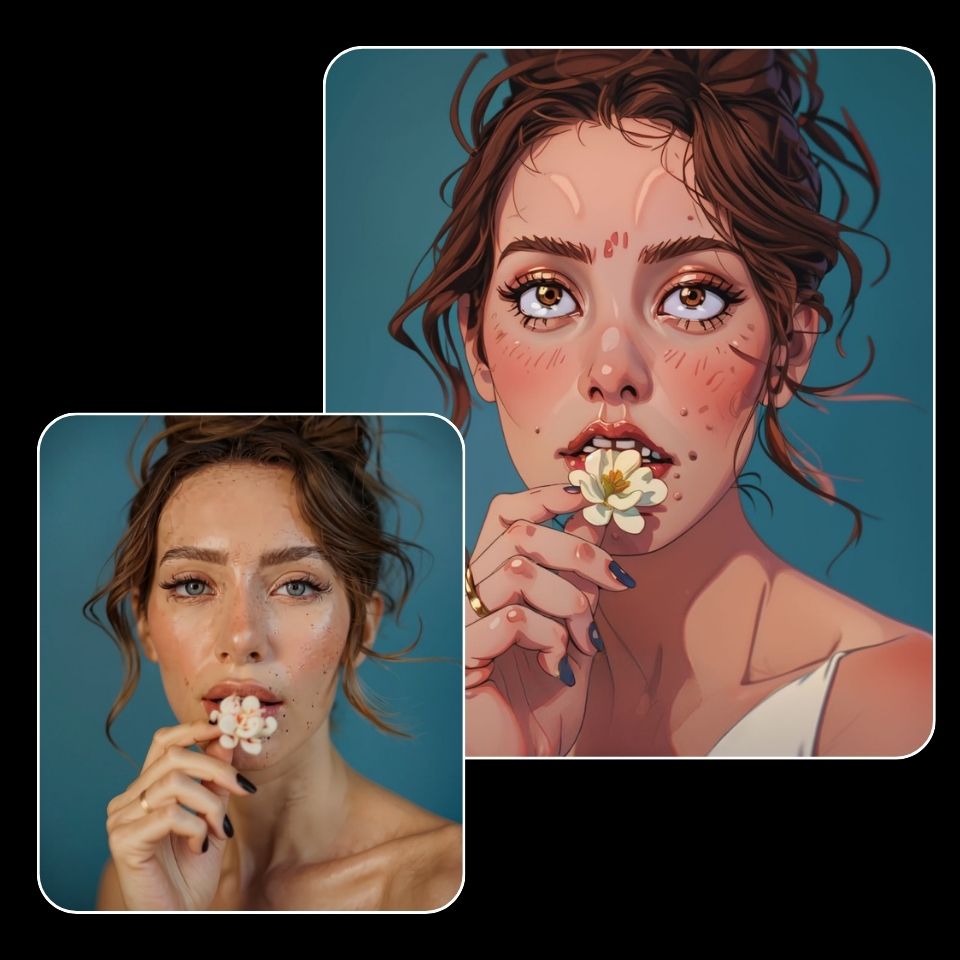 Chuyển ảnh sang anime online với PhotoCat 