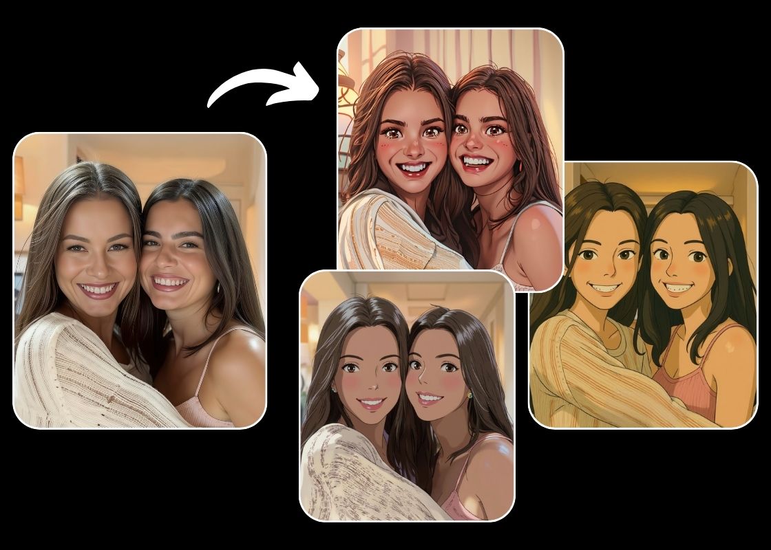 Chuyển ảnh sang anime online với PhotoCat 