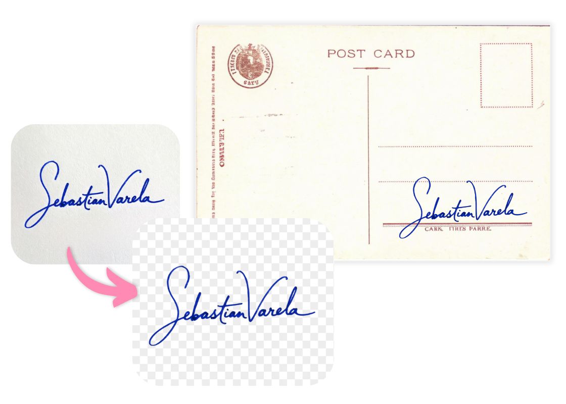 Xóa nền chữ ký với BeautyPlus