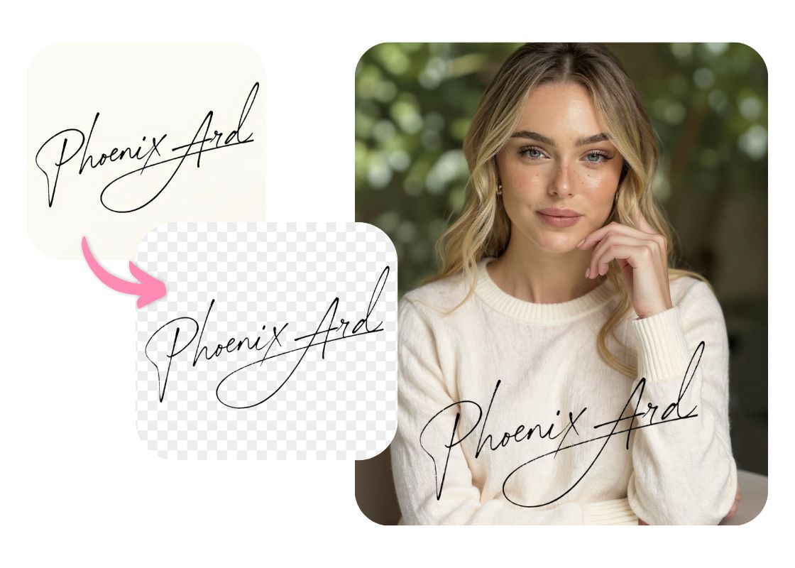 Xóa nền chữ ký với BeautyPlus