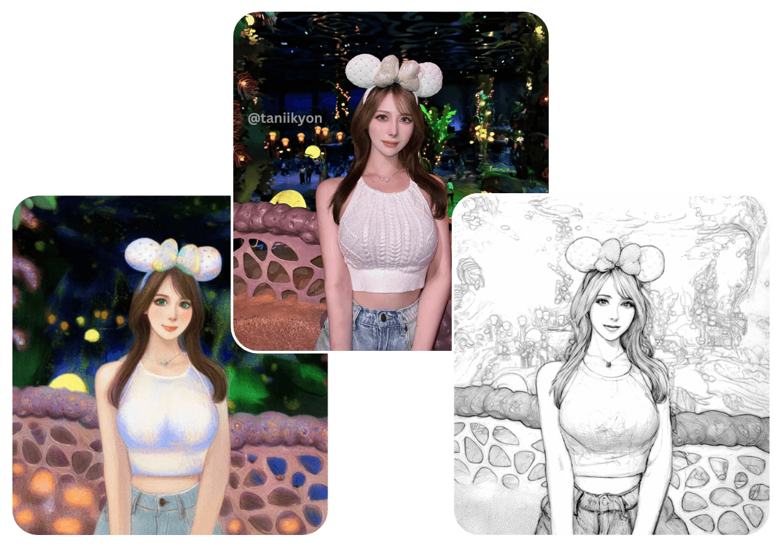 Foto a dibujo de PhotoCat