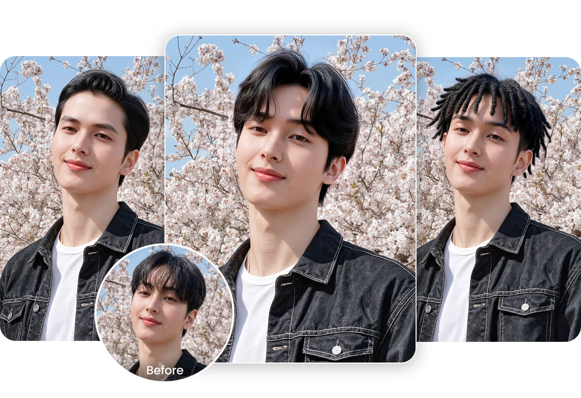 เครื่องมือค้นหาทรงผมชายที่เหมาะกับฉัน | BeautyPlus