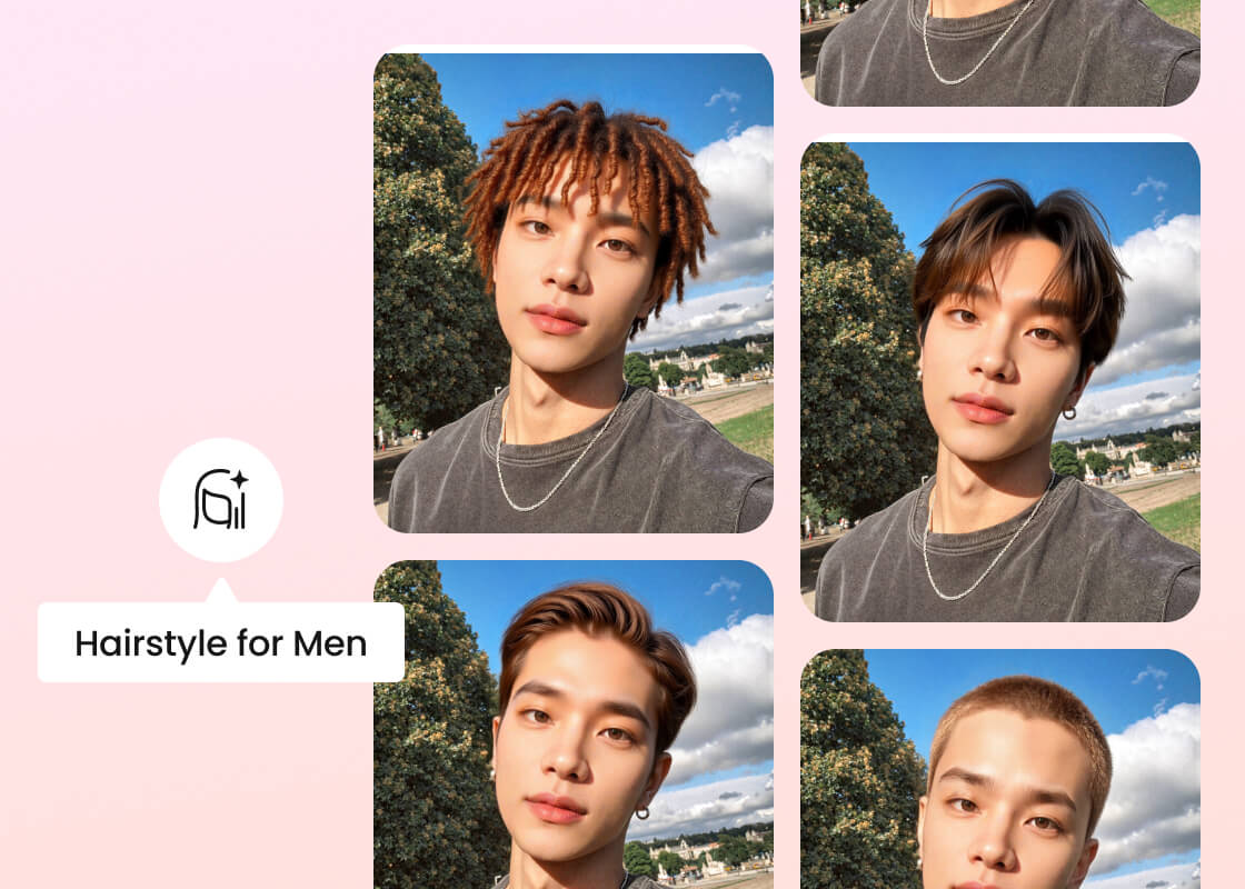 เครื่องมือค้นหาทรงผมชายที่เหมาะกับฉัน | BeautyPlus