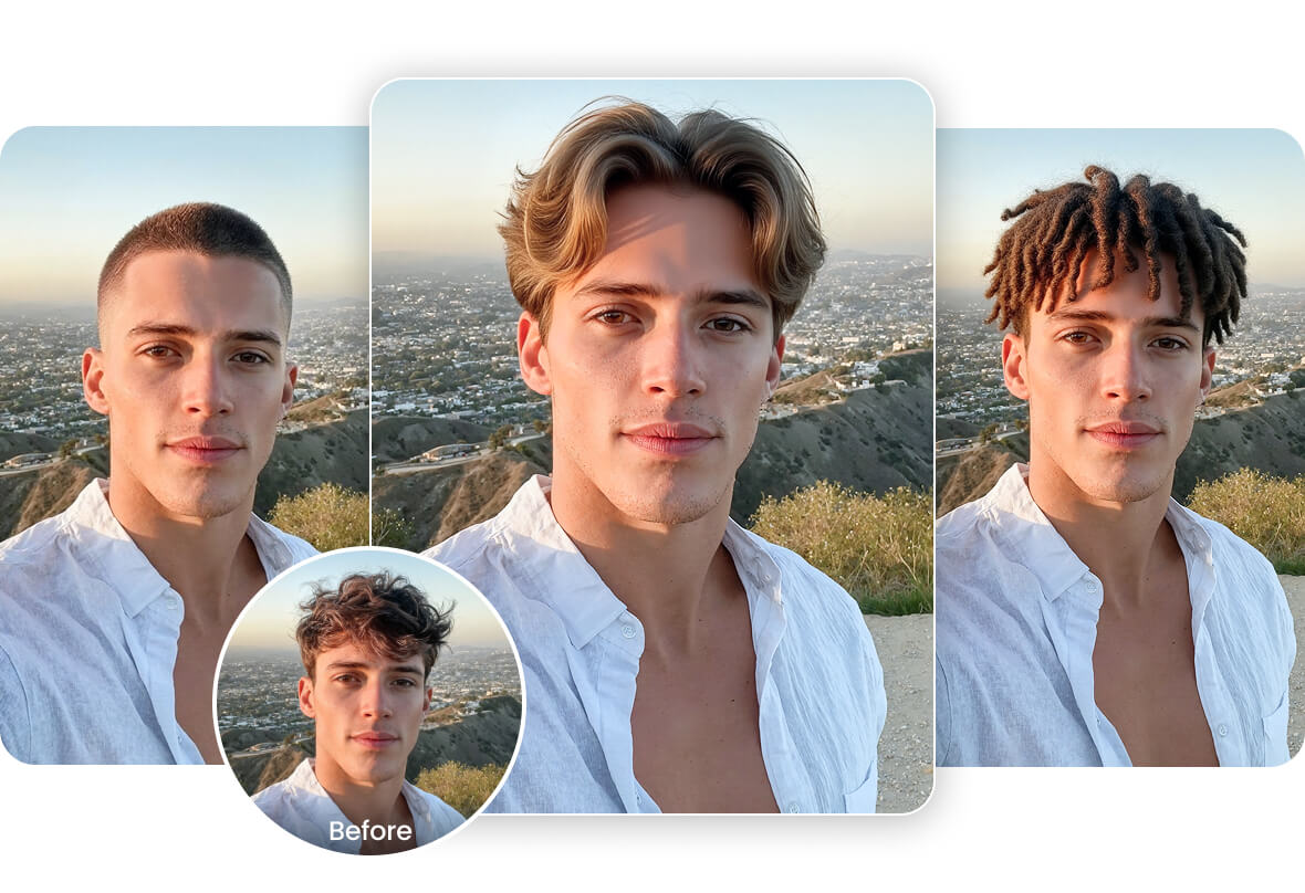 Which Hairstyle Suits Me Male Tool | BeautyPlus