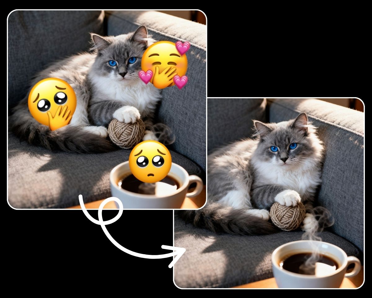 Penghapus Stiker Online PhotoCat