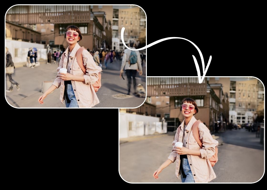 PhotoCat Remove people from photo