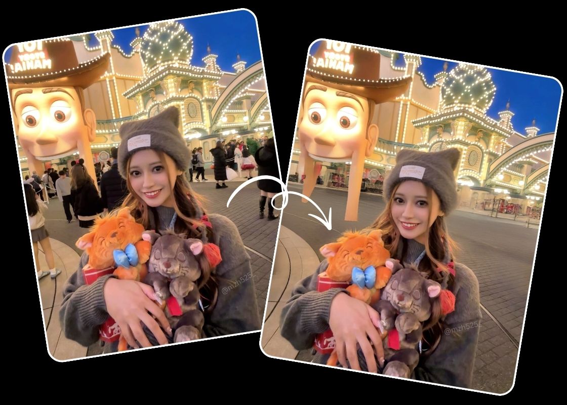 PhotoCat Remove people from photo