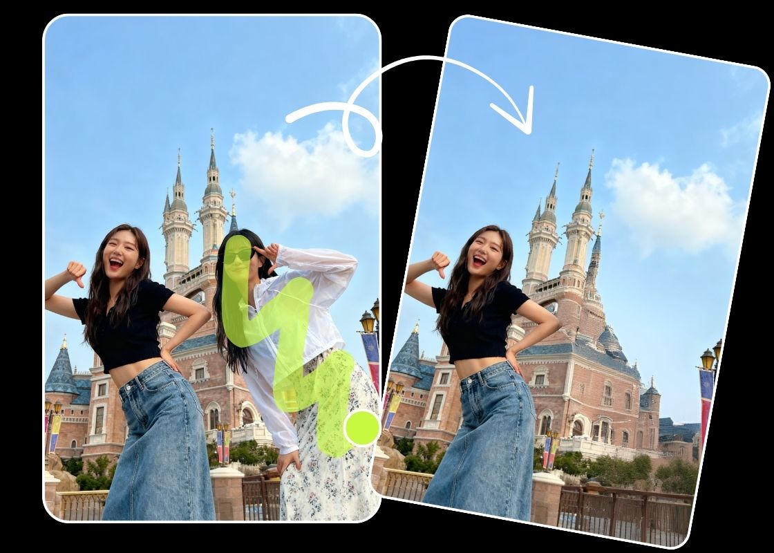 PhotoCat Remove people from photo