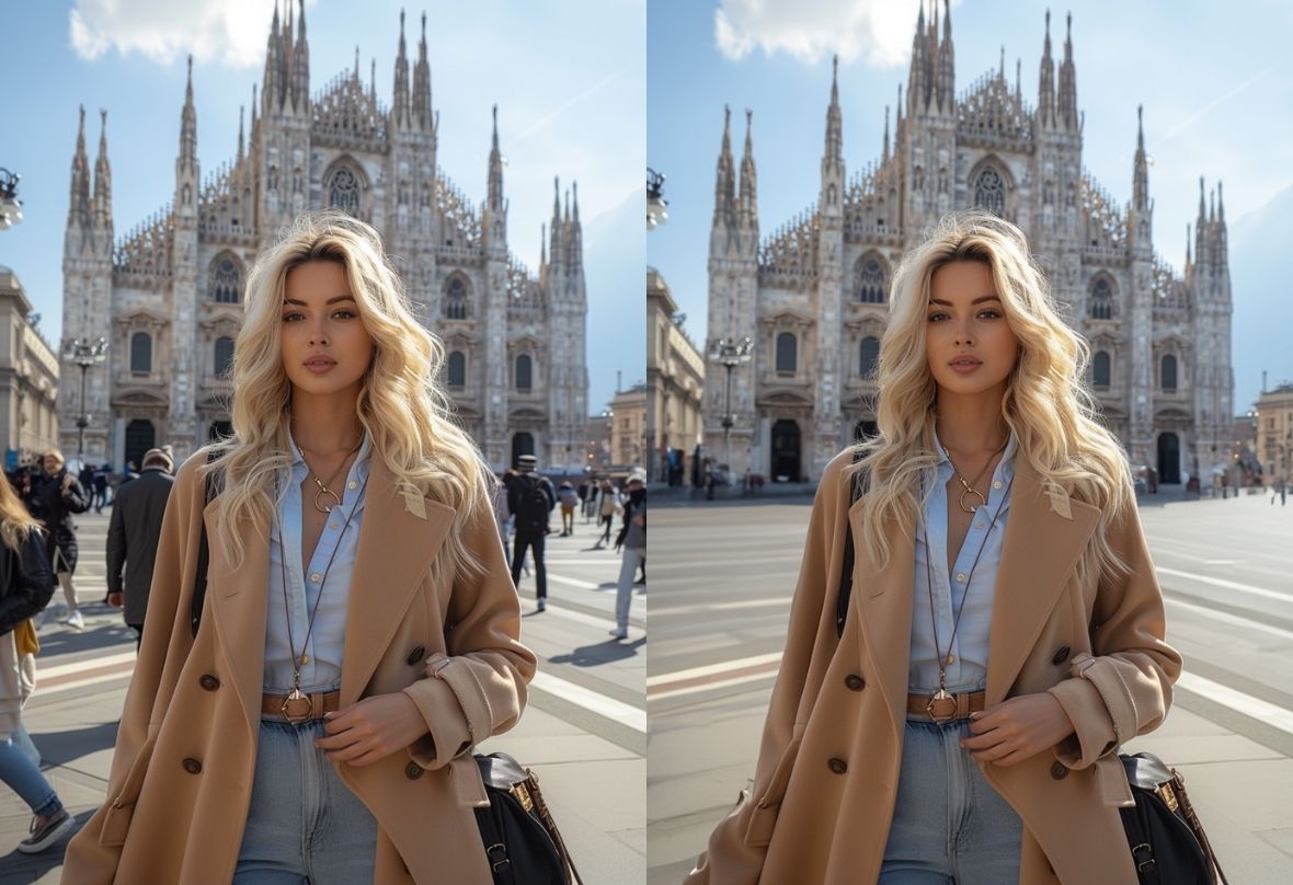 PhotoCat Remove people from photo