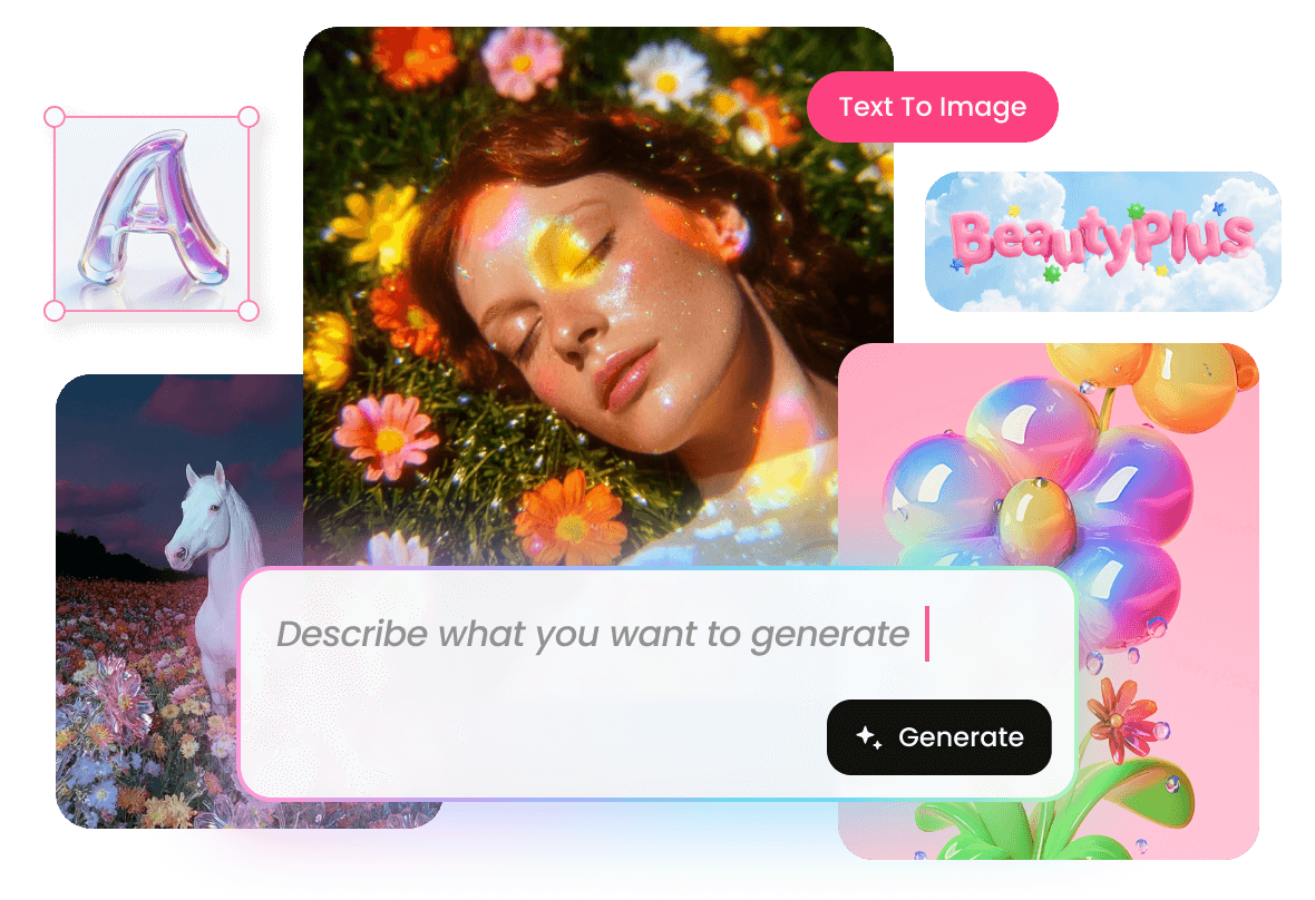 Generador de imágenes con IA de BeautyPlus