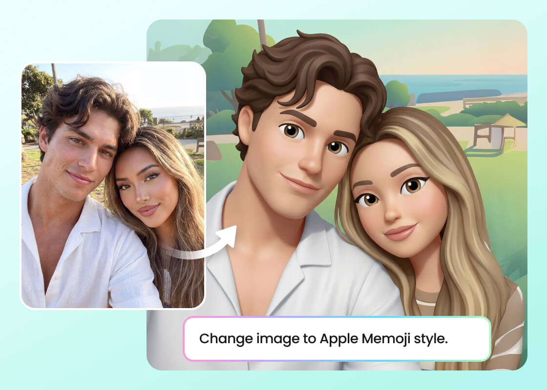 Generador de imágenes con IA desde imagen de BeautyPlus