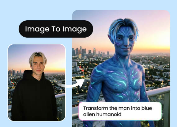 Generador de imágenes con IA desde imagen