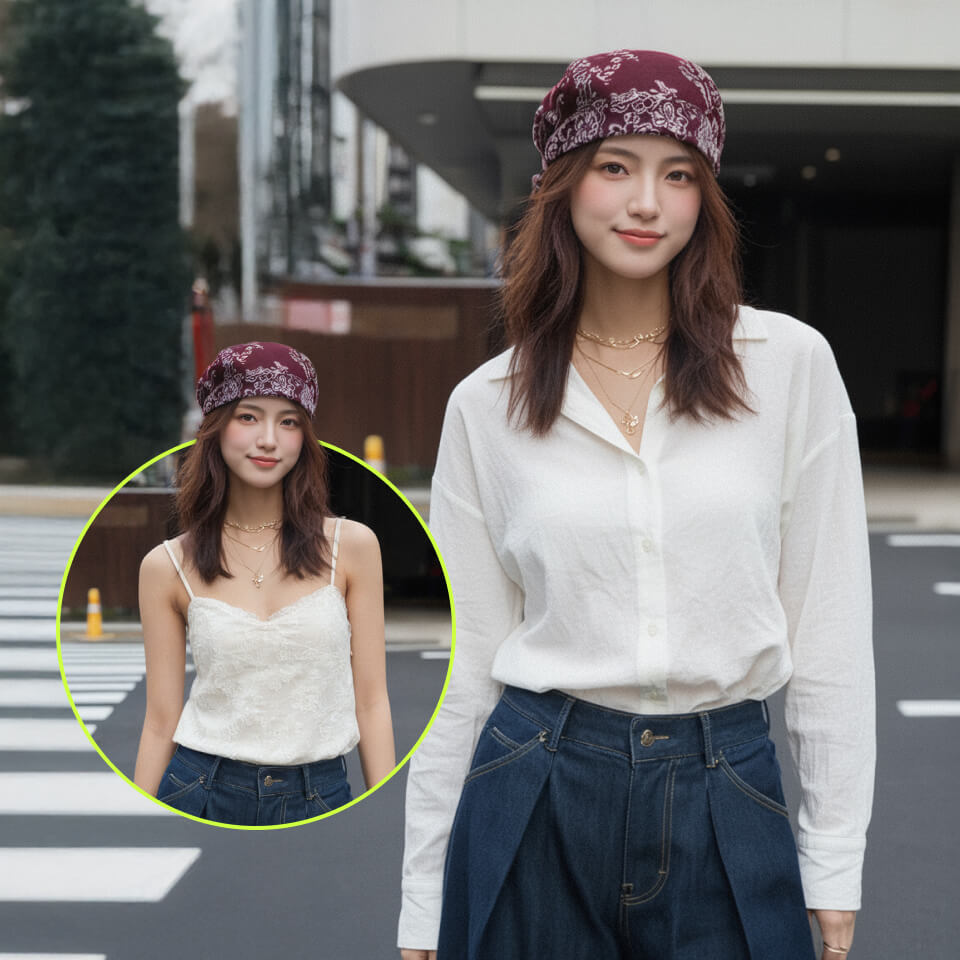 Thay quần áo với PhotoCat AI