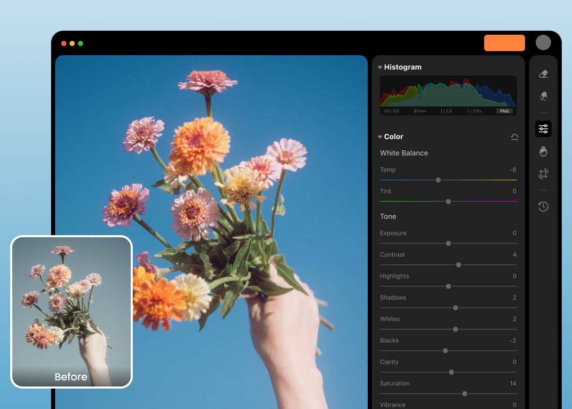 Mudar de Cores de Fotos