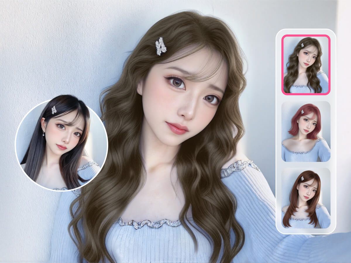 AI髪型チェンジャー｜髪型 シュミレーションを無料で体験