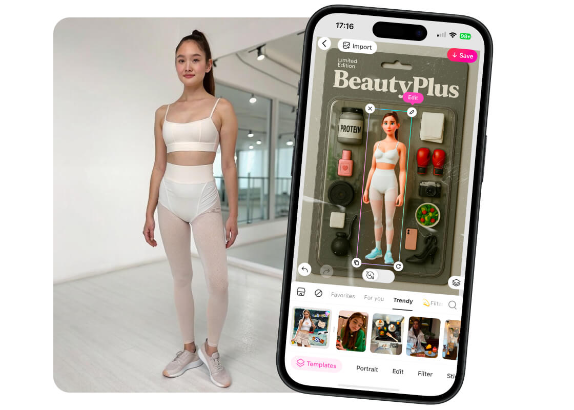BeautyPlus 3Dフィギュアジェネレーター