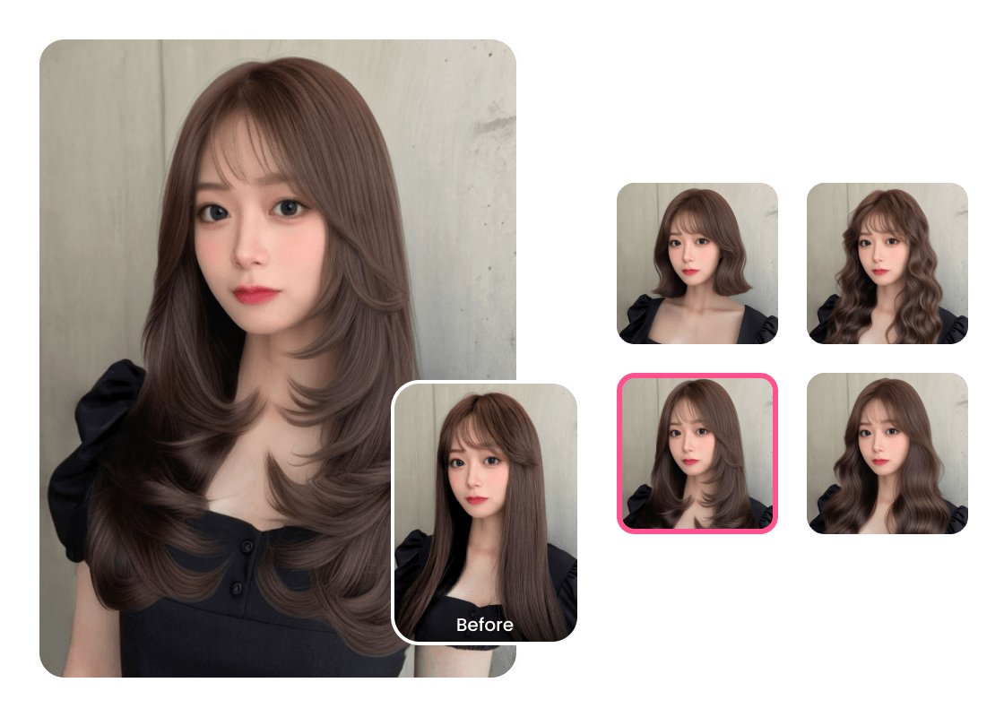PhotoCat AI Hairstyle Changer