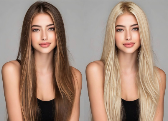 ブロンドヘアフィルター