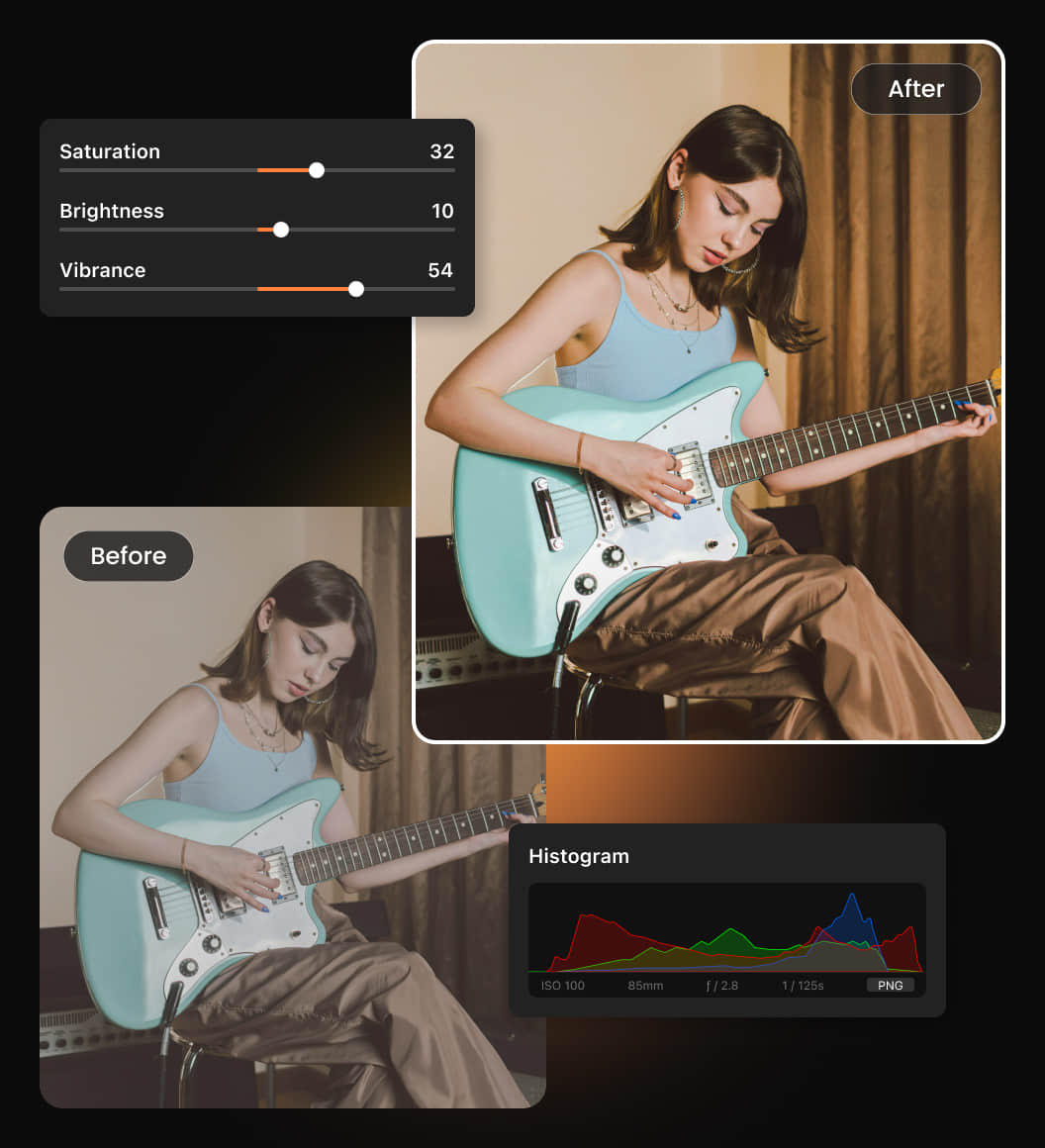Cambiador de color en fotos 