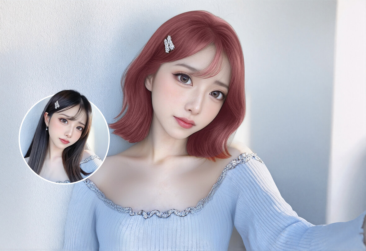 BeautyPlus AI 헤어스타일 합성 사이트