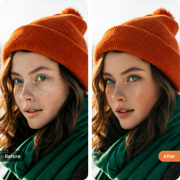 One-Tap Skin Retouch Made Effortless