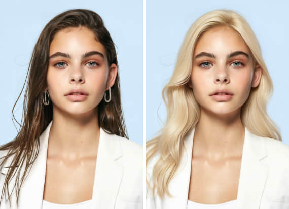 Filtro per capelli biondi