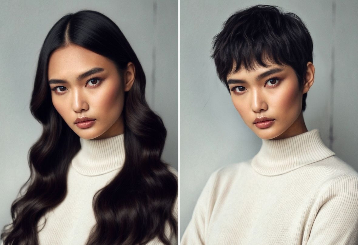Filter tóc pixie ngắn BeautyPlus